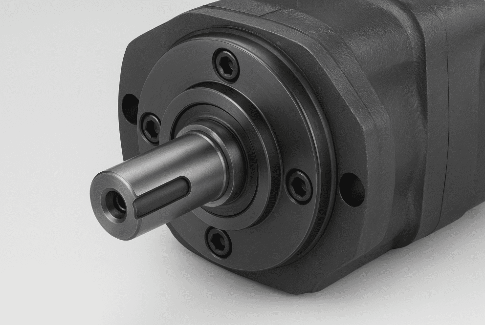 hydraulic pump close up shot